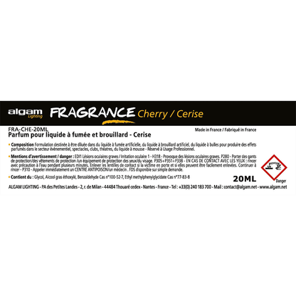 Cherry Fragrance for Smoke and Fog Machines | Algam Lighting | Add to Your Smoke or Fog Fluid | 20ml