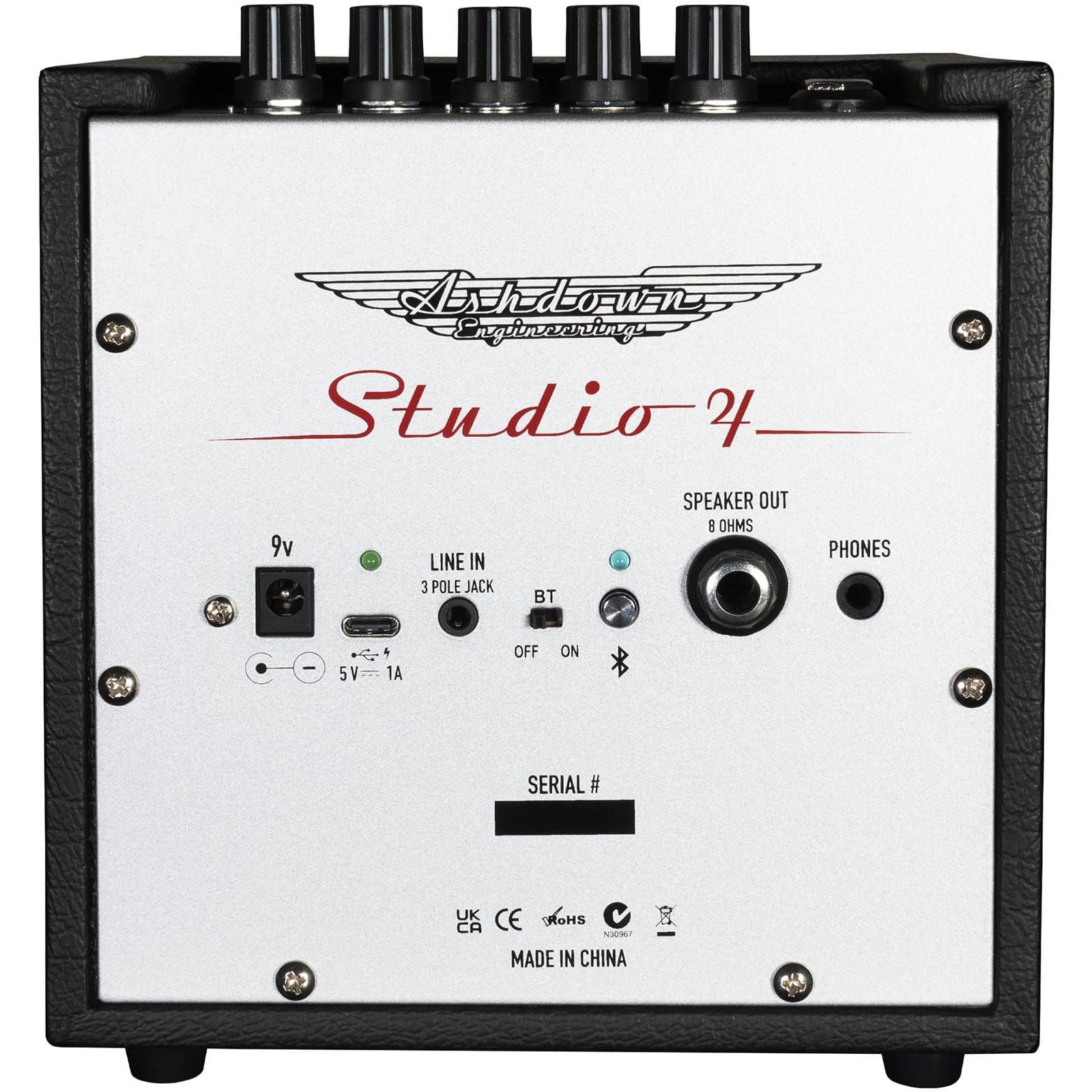 Ashdown Studio 4 Electric Bass Guitar Amplifier | 3W Battery Powered Amp with Bluetooth