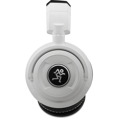 Mackie MC-350 Arctic White Limited Edition Professional Closed-back Studio Headphones | 50mm Transducer | Padded Headband | Travel Case | SMK MC-350-LTD-WHT