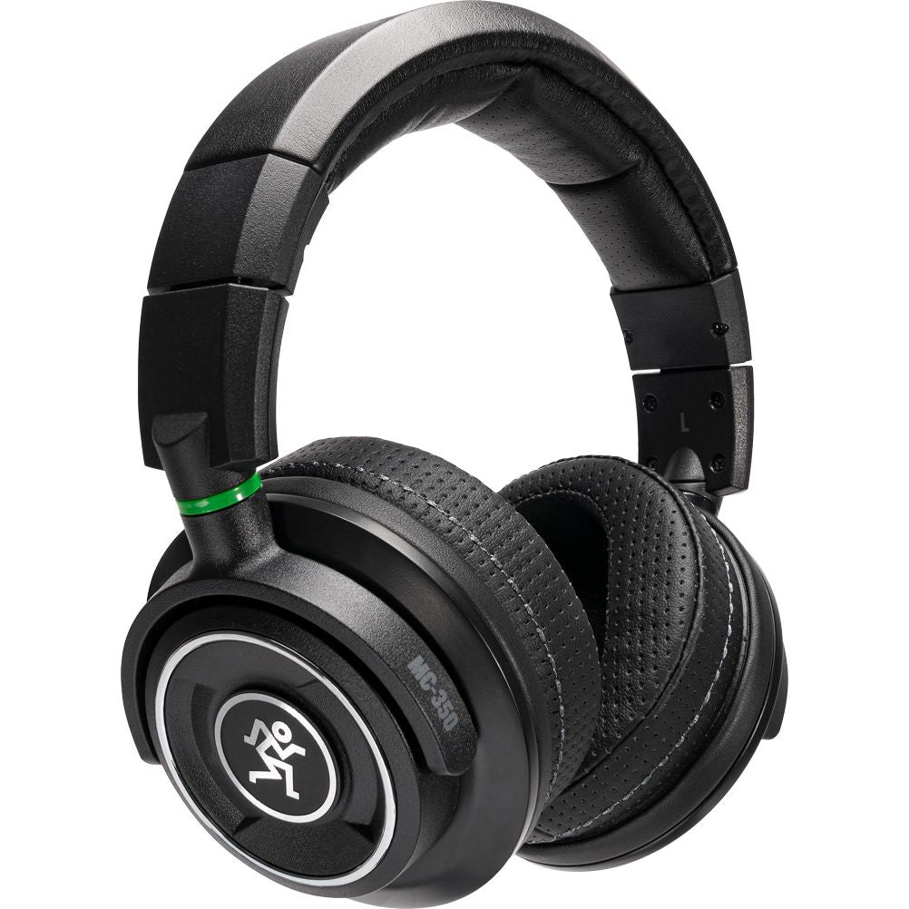 Mackie MC-350 Professional Closed-back Studio Headphones | 50mm Transducer | Padded Headband | Travel Case | SMK MC-350