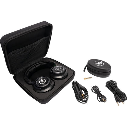 Mackie MC-350 Professional Closed-back Studio Headphones | 50mm Transducer | Padded Headband | Travel Case | SMK MC-350