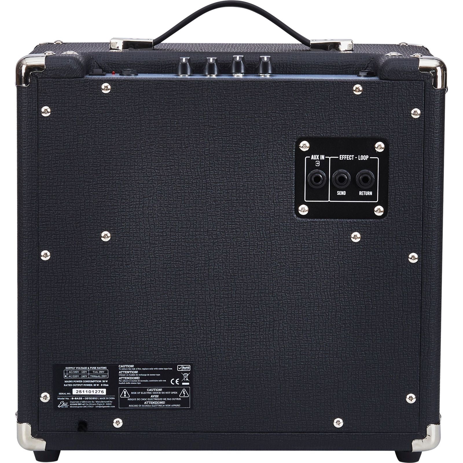 EKO BA35 Electric Bass Guitar Amplifier | 35 Watt with 10” Speaker