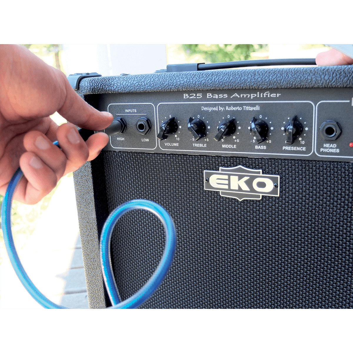 B 25 by Eko Guitars |  25W Bass Guitar Amp