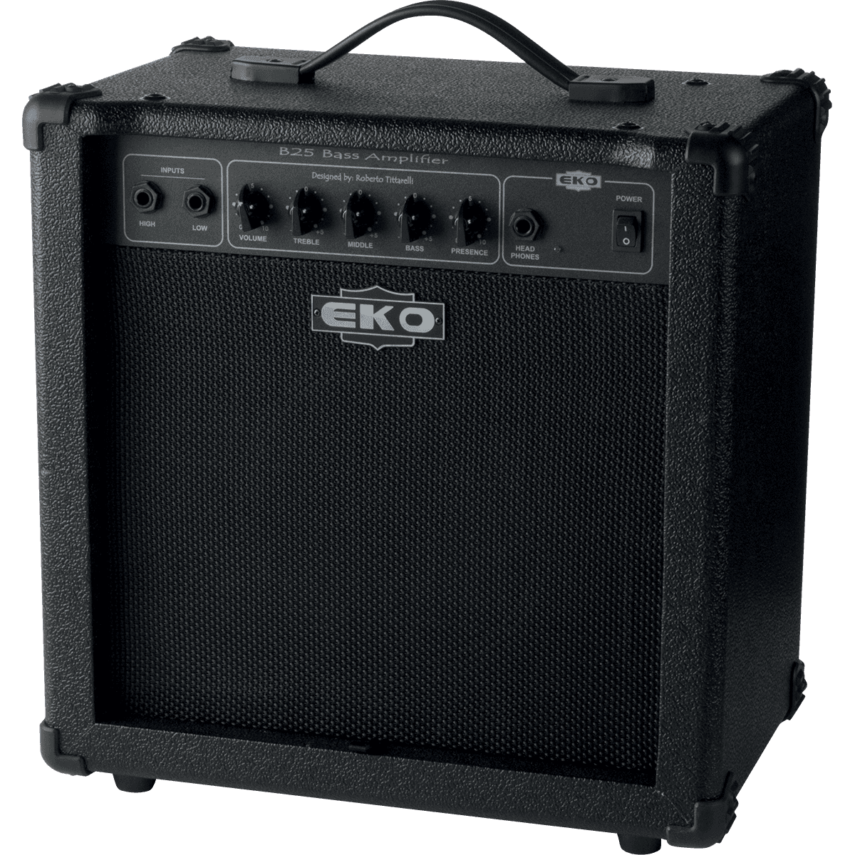 B 25 by Eko Guitars |  25W Bass Guitar Amp