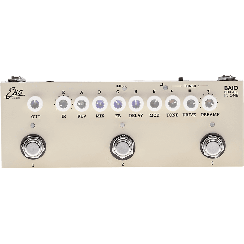 BAIO Mini Multi-Effect Battery Pedal with IRs | by Eko Guitars