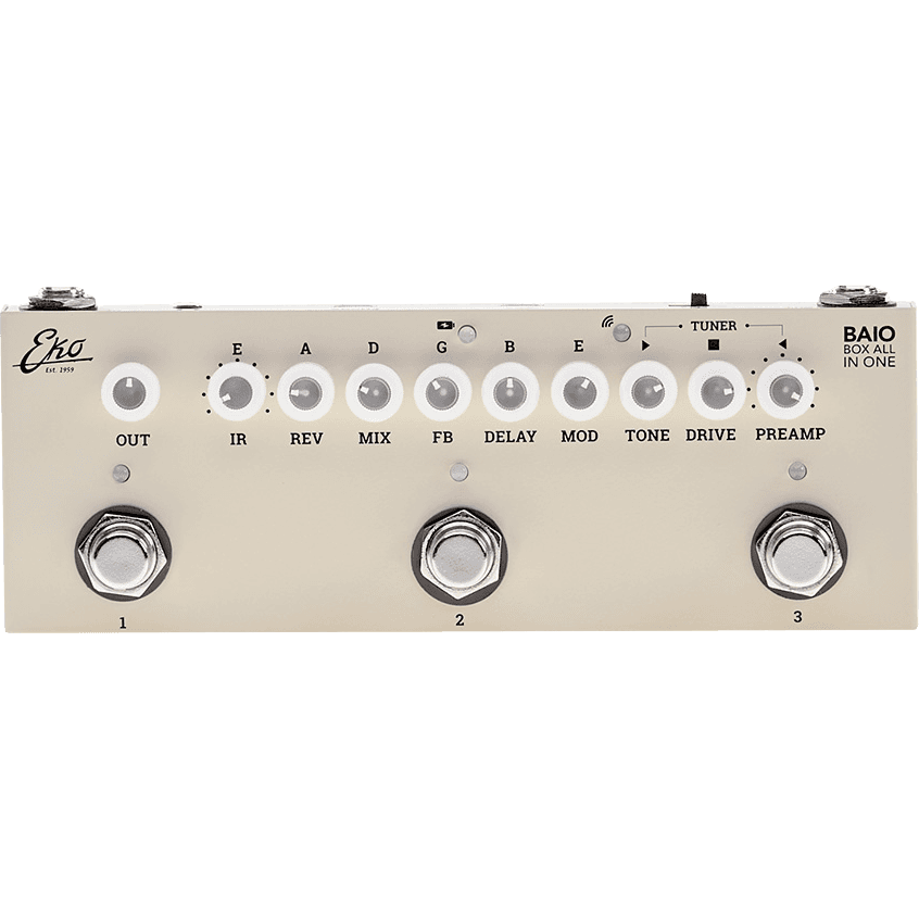 BAIO Mini Multi-Effect Battery Pedal with IRs | by Eko Guitars