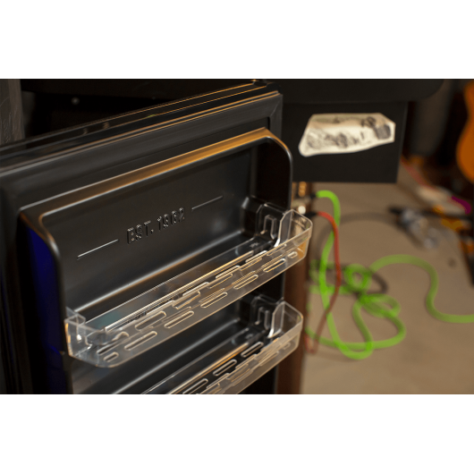 Marshall Fridge 3.2 | Arctic Blue LED Lights | 92 Litre Capacity | Perfect for the Studio, Office or Bar