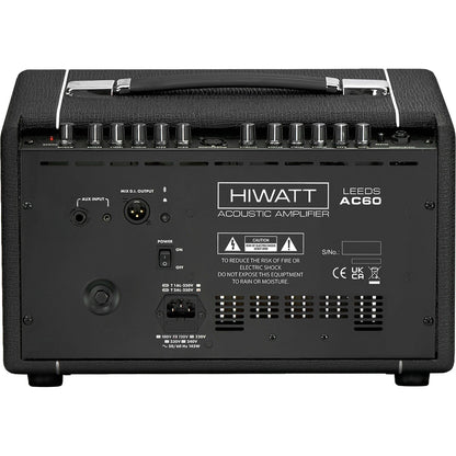 Hiwatt Leeds AC60C Acoustic Guitar Amplifier | 60W Combo Amp with 8” Speaker