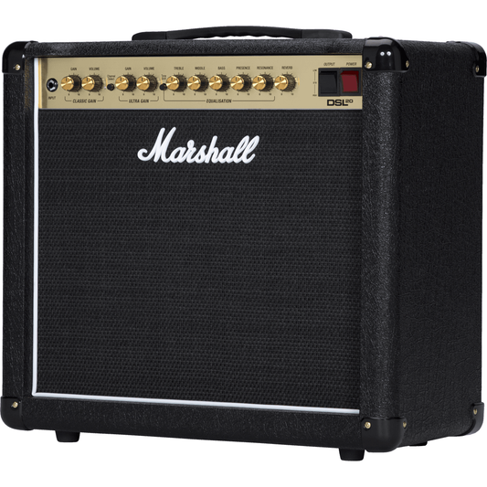 Marshall DSL20 Combo Valve Guitar Amp | Dual Channel 20W | Footswitch Included