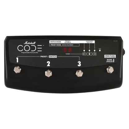 Marshall PEDL-91009 | 4-way Footswitch for CODE | Programmable Footcontroler