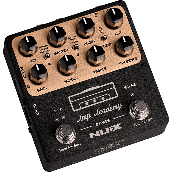 NUX Amp Academy | Stomp-Box Amp Modeler | Guitar Effects Pedal  | NGS-6 | MNU AMPACADEMY
