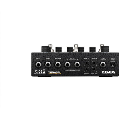 NUX Amp Academy Stomp Modeling Guitar Processor | Stereo Amp Modeler