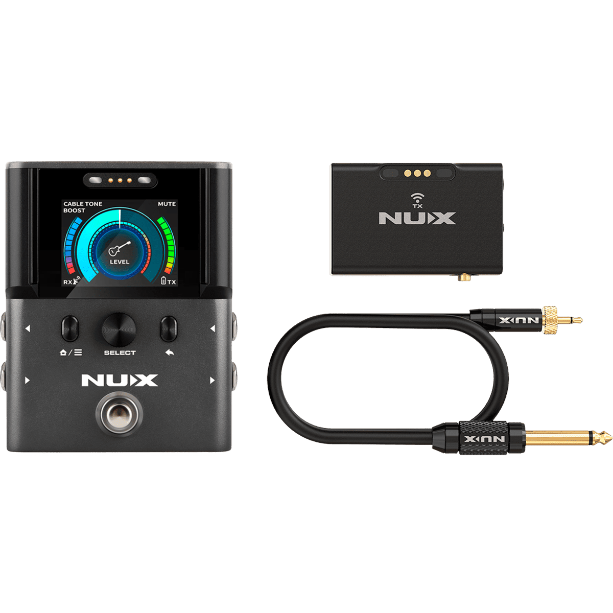 NUX B8 Wireless Guitar System for Pedalboard | Tuner and Boost Pedal