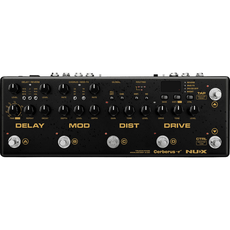 Cerberus Integrated Effects & Controller by NUX | MNU CERBERUS | NME-3