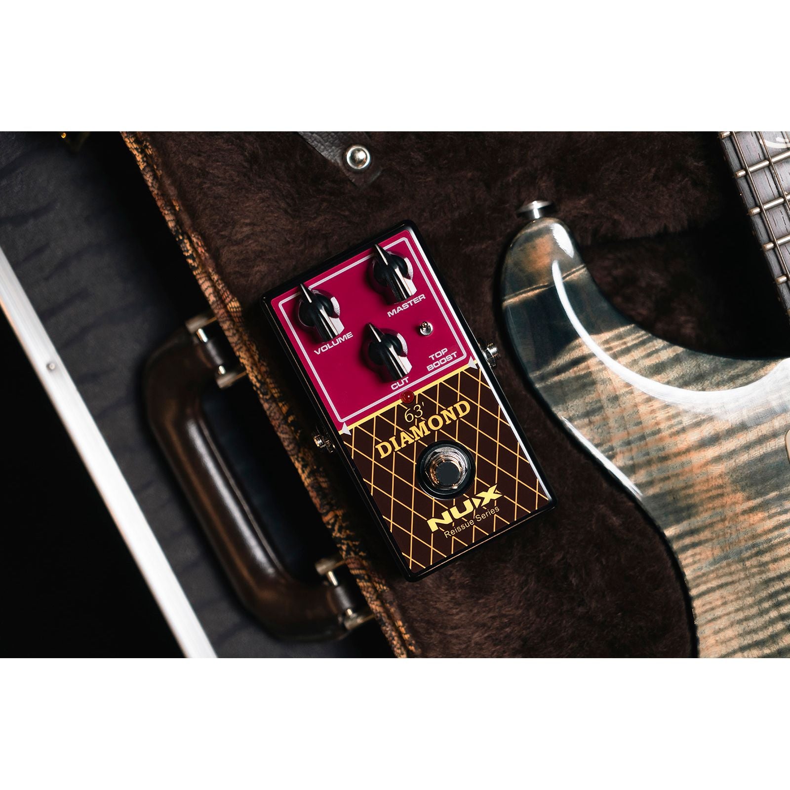 NUX Diamond 63 Overdrive Pedal | British Type Analog AC-30 Sound
