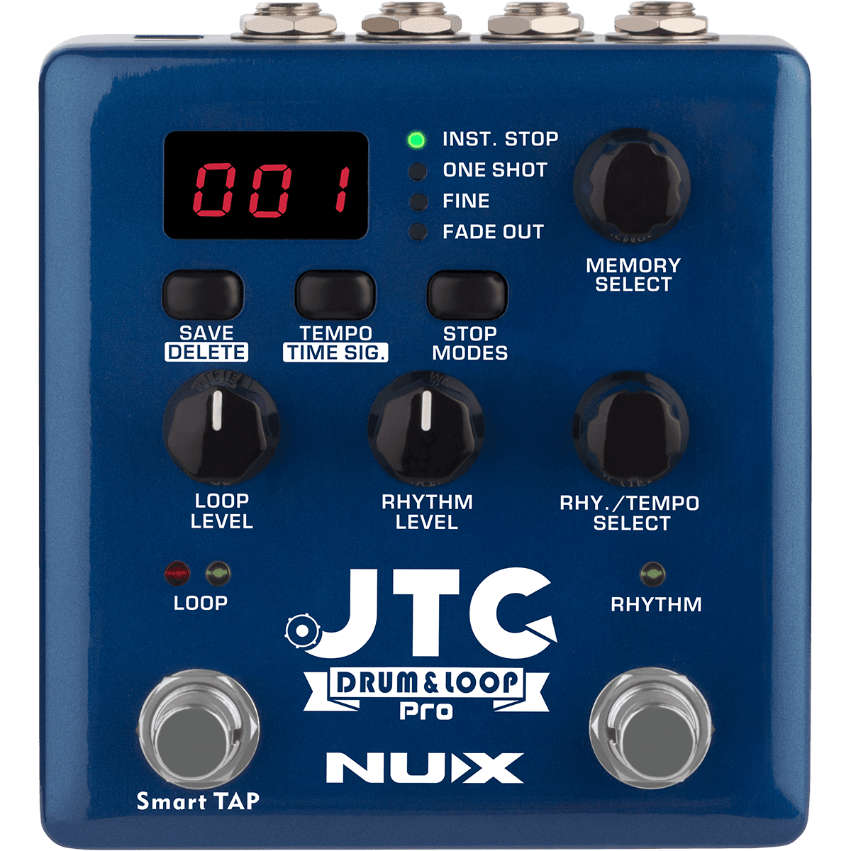 JTC Drum and Loop Pedal by NUX | Up to 6 hours of Recording | MNU DRUM&LOOP | NDL-5