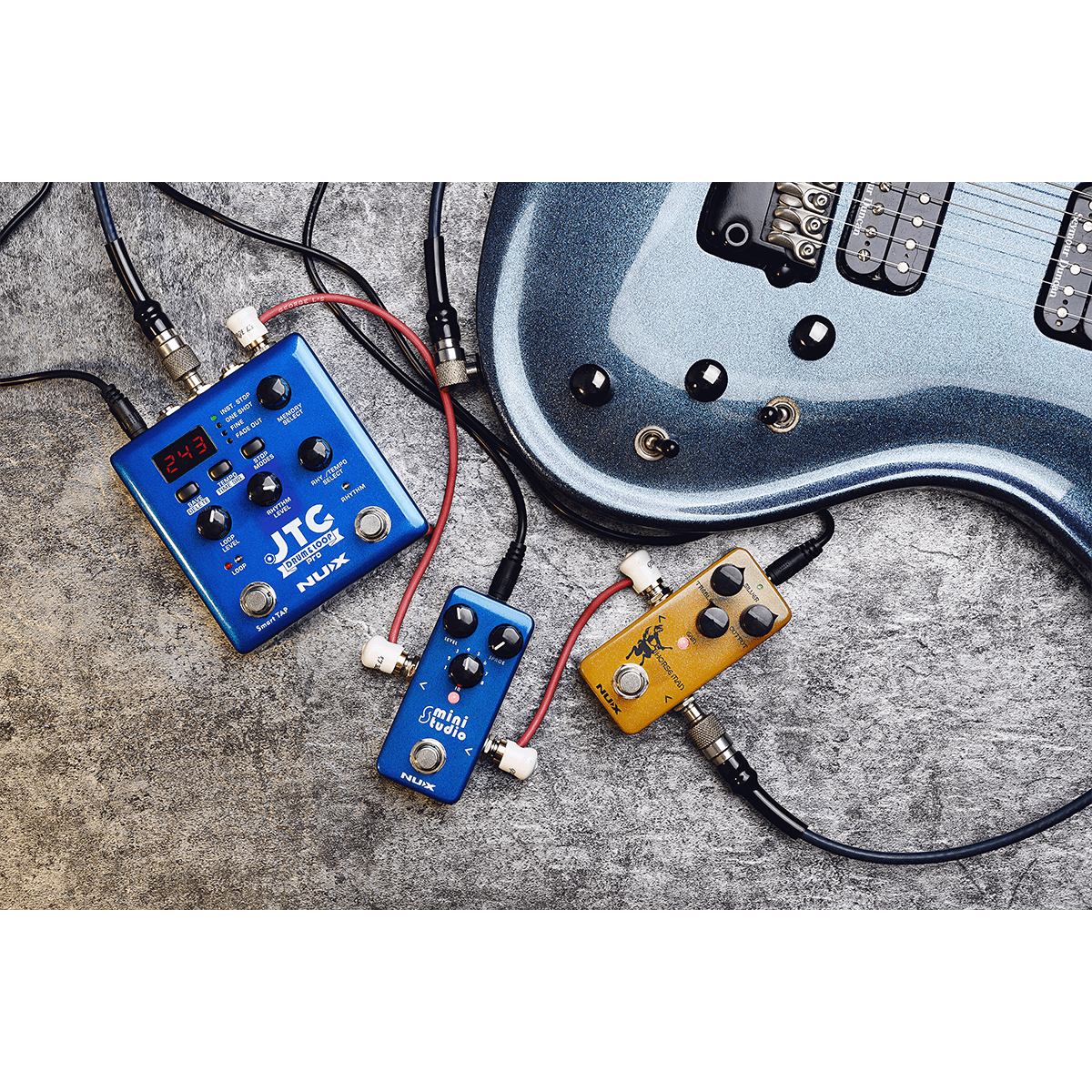 JTC Drum and Loop Pedal by NUX | Up to 6 hours of Recording | MNU DRUM&LOOP | NDL-5