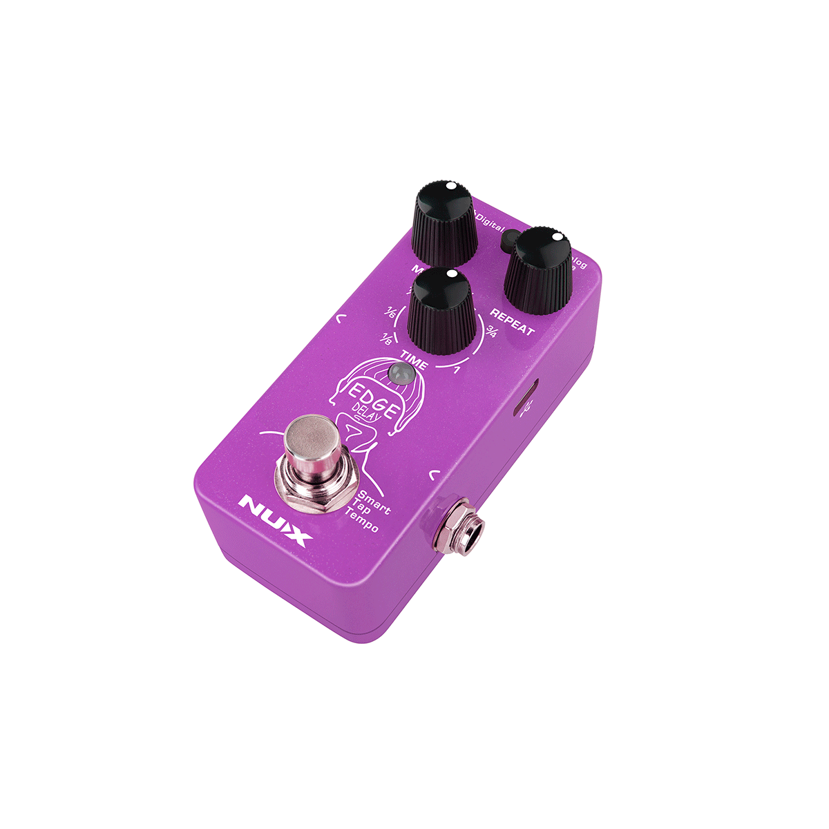 NUX Edge Delay | Guitar Effect Pedal | NDD-3 | Phi Digital Delay, Analog Delay, and Tape Echo