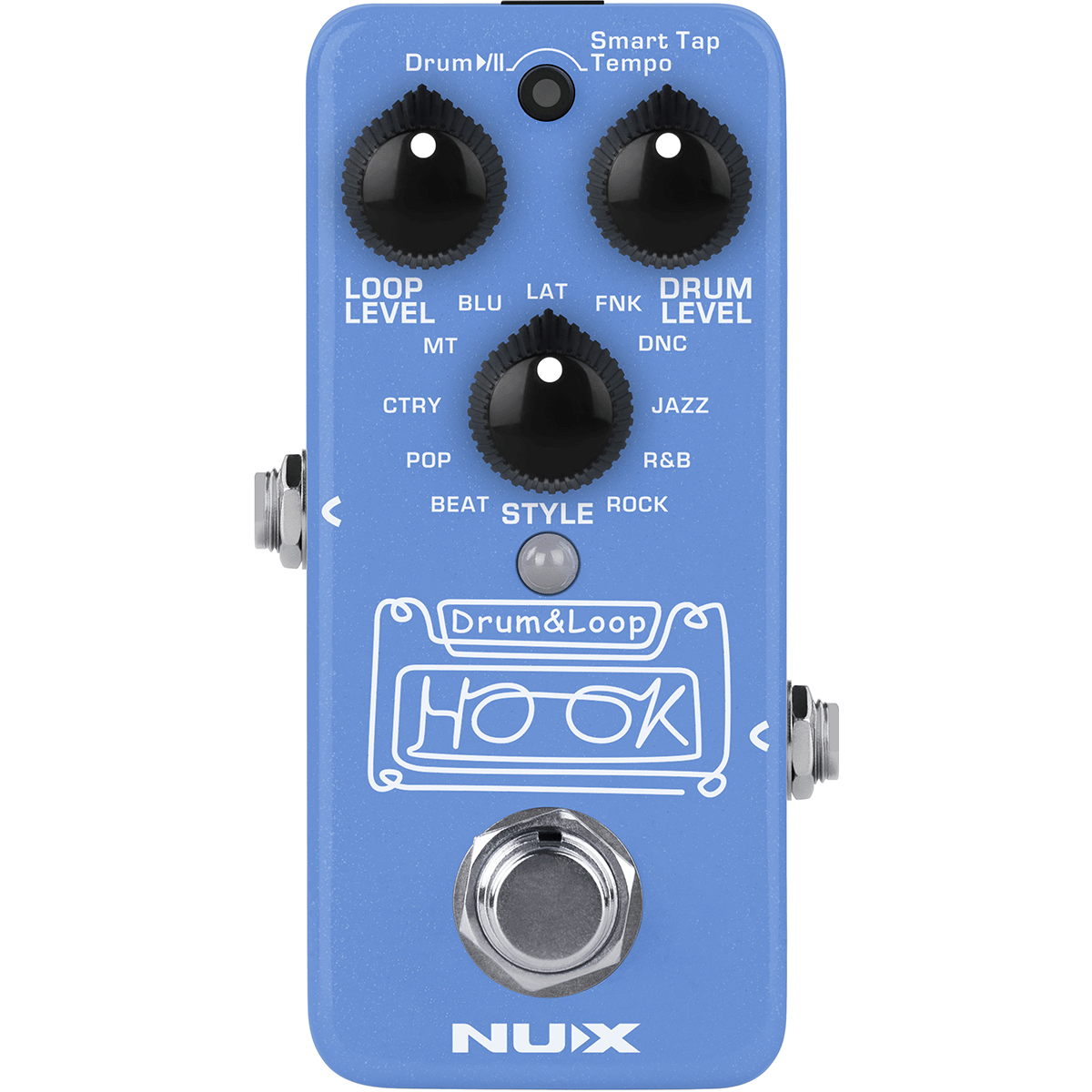 NUX Hook Drum & Loop Electric Guitar Pedal | Looper and Rhythm Box