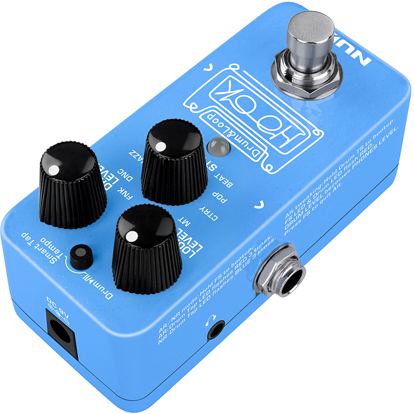 NUX Hook Drum & Loop Electric Guitar Pedal | Looper and Rhythm Box