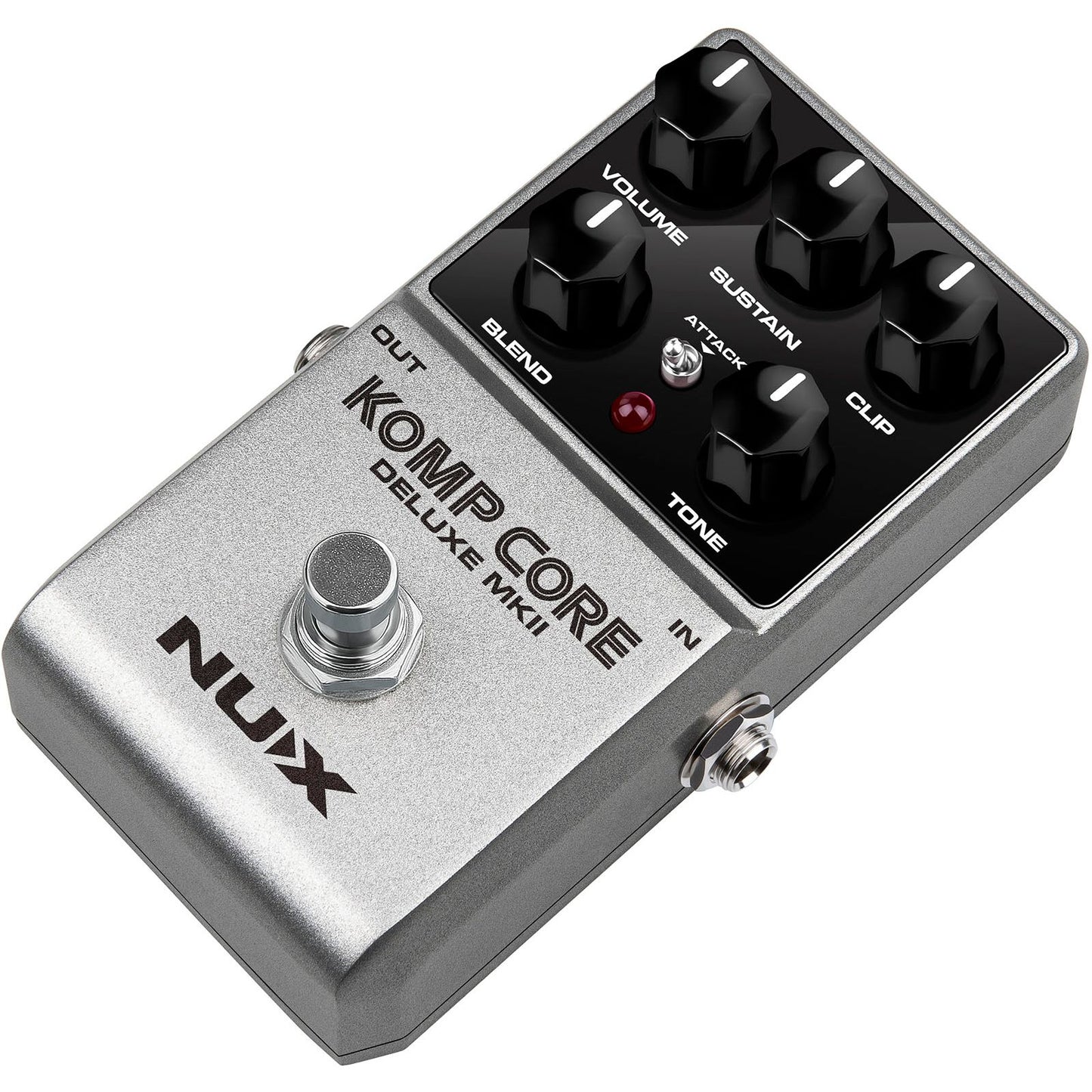 NUX Komp Core Deluxe MK2 Compressor Pedal for Guitar | Suitable for Bass and Keyboard