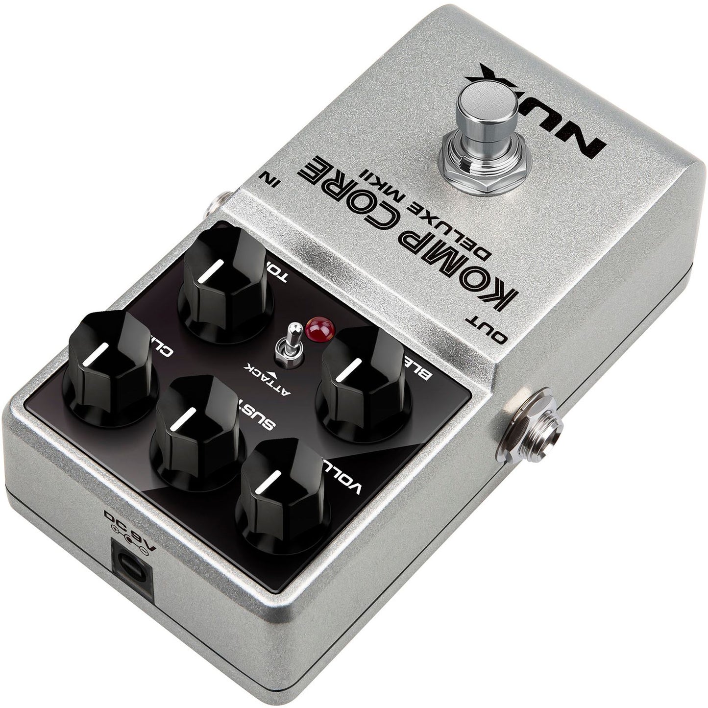NUX Komp Core Deluxe MK2 Compressor Pedal for Guitar | Suitable for Bass and Keyboard