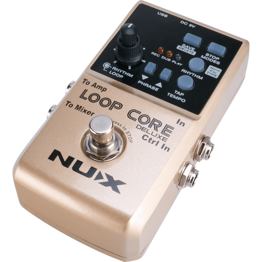 Looper Pedal | MNU LOOPCORE-DELUXE by NUX | Up to 8 Hours 24-bit Recording | Unlimited Layers​