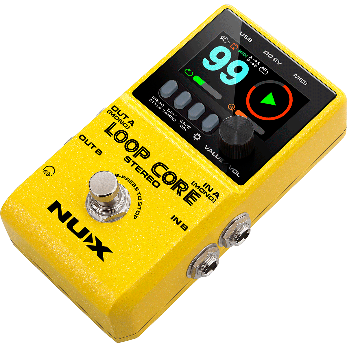 NUX Loop Core Stereo | Guitar Looper Pedal