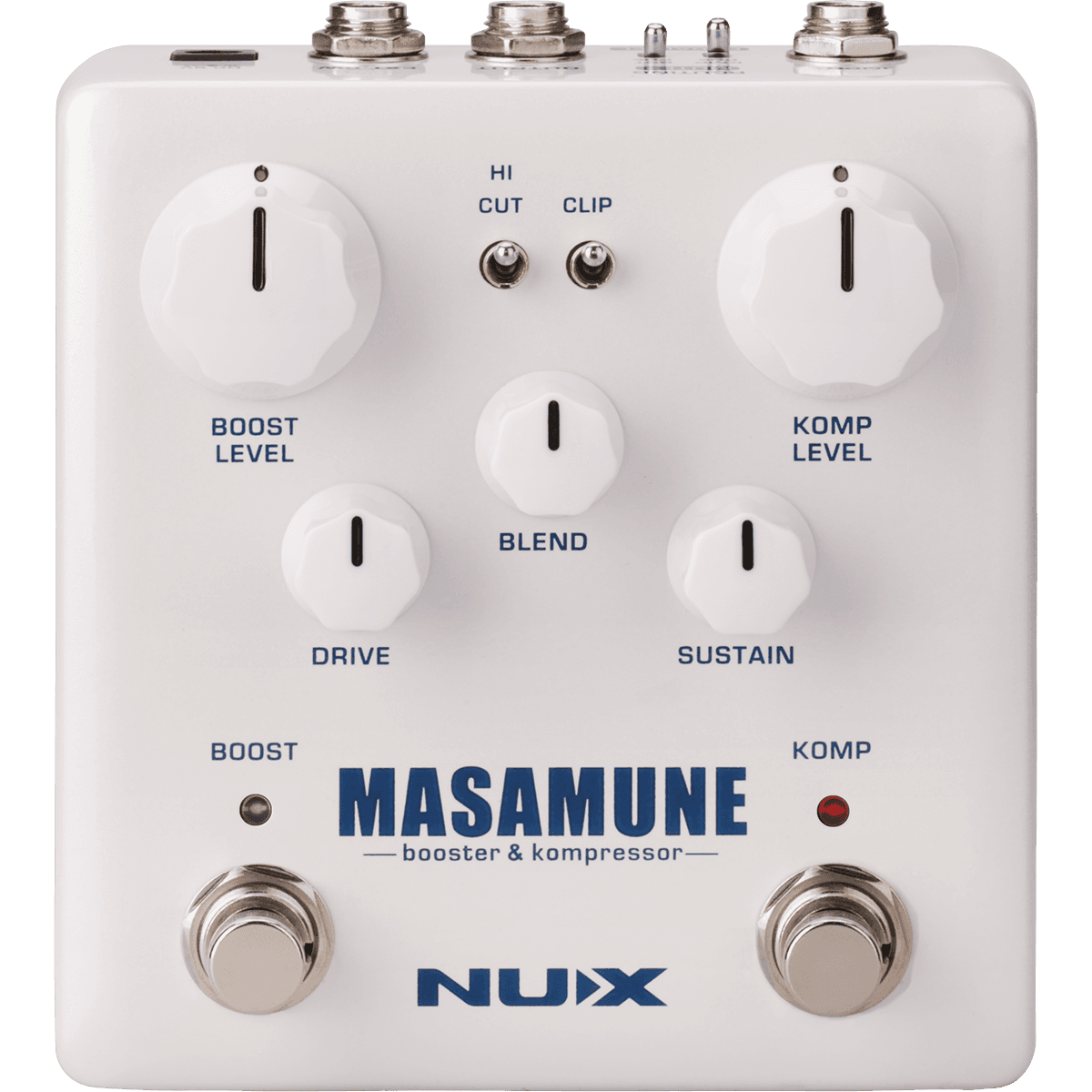 NUX Masamune Booster & Kompressor Guitar Effects Pedal | MNU MASAMUNE by NUX | NBK-5