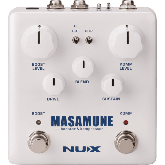 NUX Masamune Booster & Kompressor Guitar Effects Pedal | MNU MASAMUNE by NUX | NBK-5