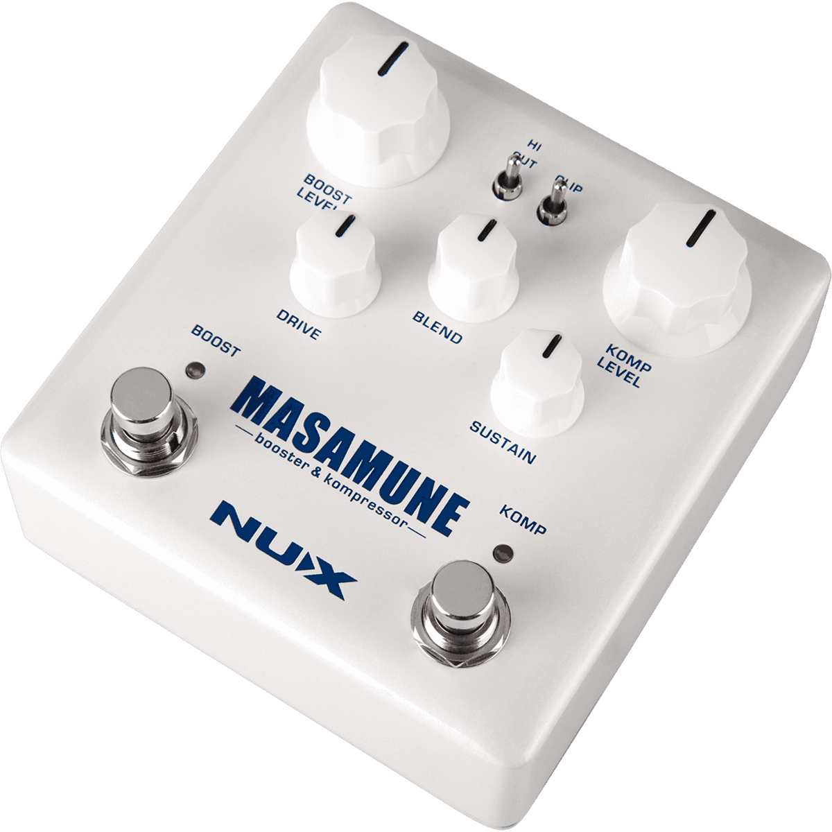 NUX Masamune Booster & Kompressor Guitar Effects Pedal | MNU MASAMUNE by NUX | NBK-5