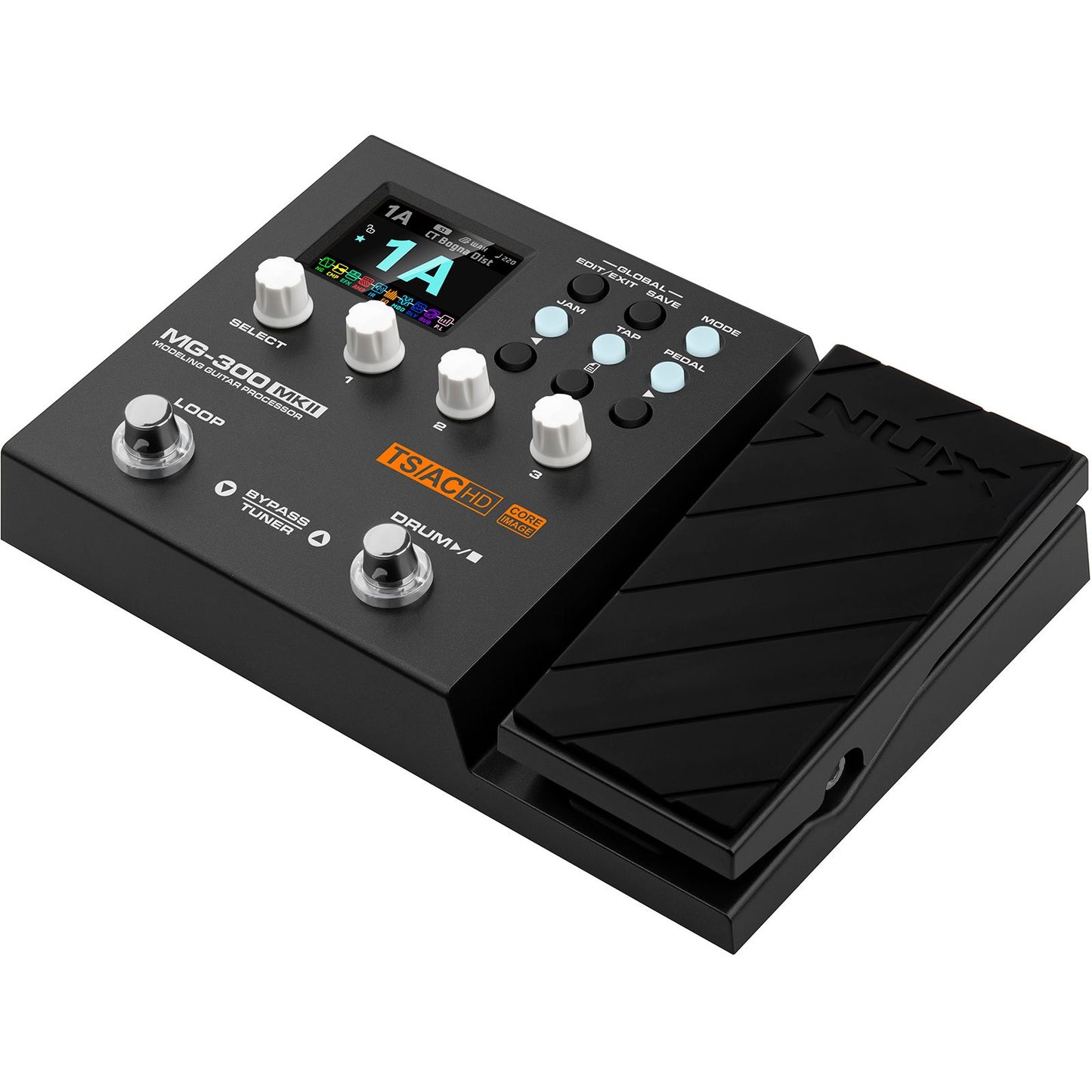 NUX MG300 MK2 Guitar Multi-Effects Processor | Suitable for Bass Guitar