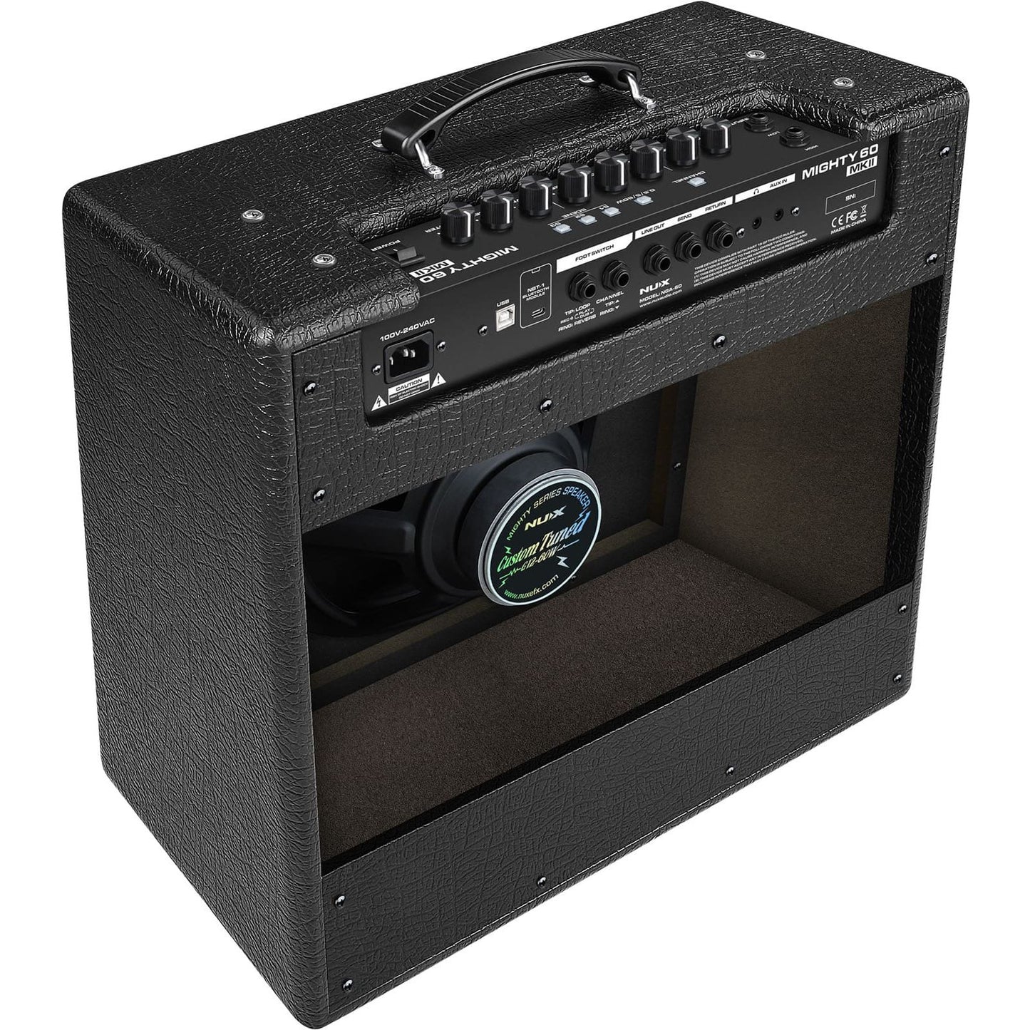 NUX Mighty 60 MK2 | 60 Watt Electric Guitar Amplifier | Bluetooth and USB Connectivity