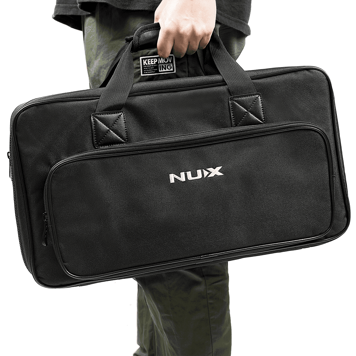 Bumblebee Pedal Board with Carry Bag by NUX | Lightweight | Large | MNU NPB-L