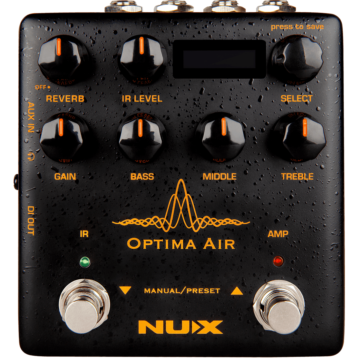 Optima Air Preamp for Acoustic Guitar by NUX | Built-in IRs