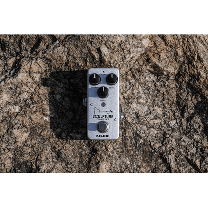 NUX Sculpture Compressor | Mini Guitar Effects Pedal | NCP-2 |MNU SCULPTURE-COMP