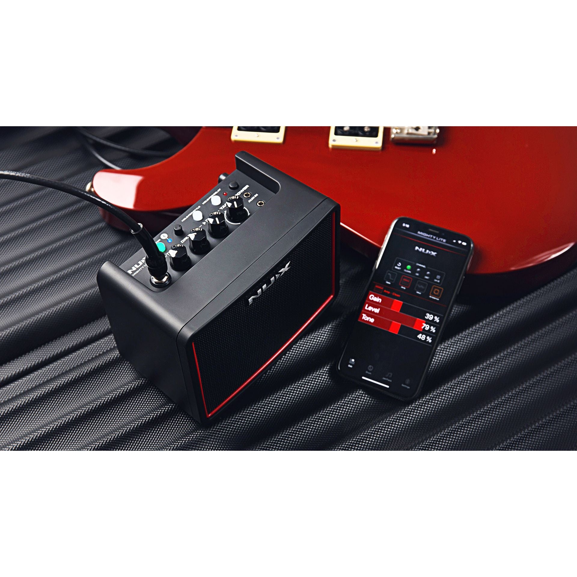 MIGHTYLITE BT MK2 by NUX | 3 Watt Mini Portable Guitar Amplifier | Bluetooth Control | MNU MIGHTYLITEBT-MK2