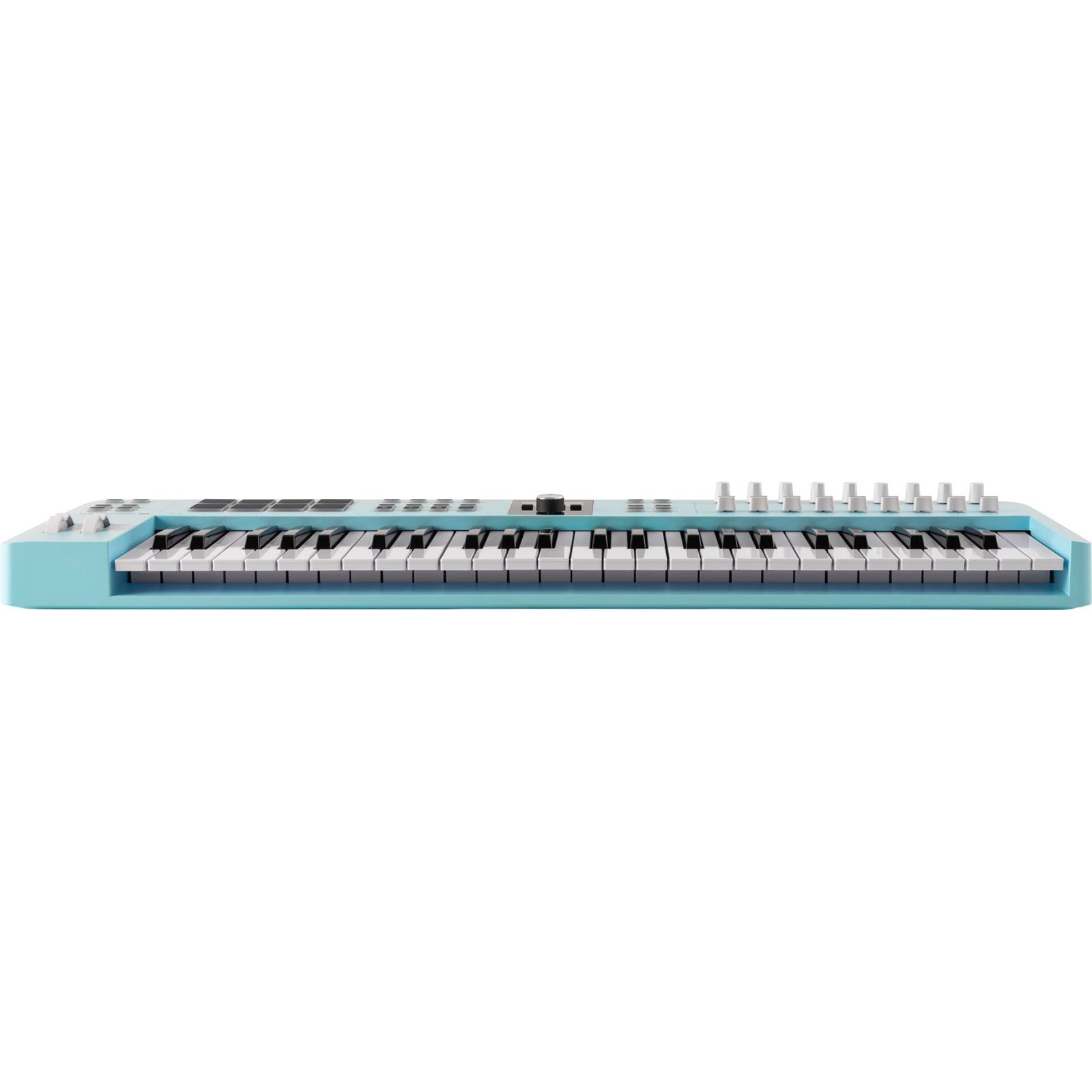 KeyLab Essential MK3 49 Aquamarine by Arturia | Universal MIDI Controller with DAW Functionality and Software Bundle