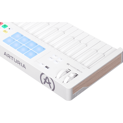 Arturia Essential 61 mk3 MIDI Keyboard Controller | with DAW Functionality and Software Bundle | Alpine White | Limited Edition All-White Design