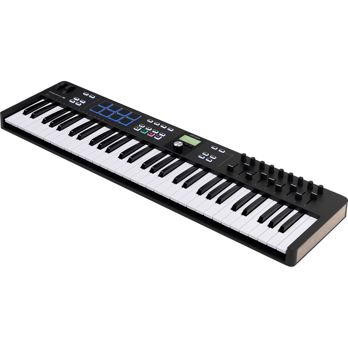KeyLab Essential mk3 61 in Black by Arturia | Universal MIDI controller, Keyboard, with DAW functionality and software bundle | OAR ESSENTIAL3-61-BK