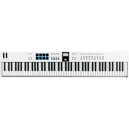 Arturia KeyLab Essential mk3 88 | MIDI Keyboard | 88-Key Keyboard | Light-Weight Master Controller | Included Software | White