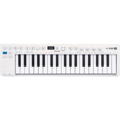 Arturia KeyStep 37 MK2 | 37-Key MIDI Master Keyboard | Included Software | White