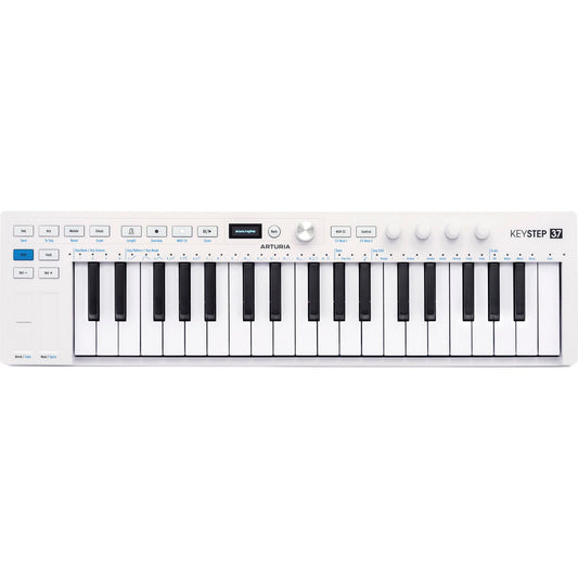 Arturia KeyStep 37 MK2 | 37-Key MIDI Master Keyboard | Included Software | White
