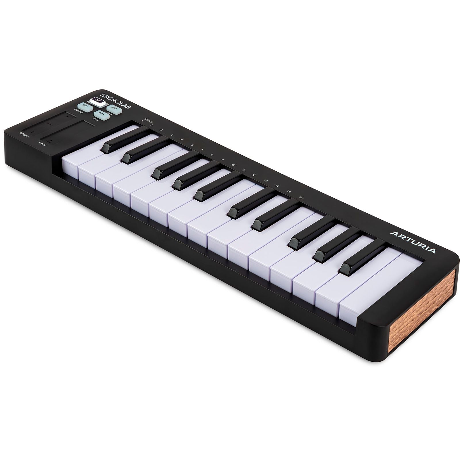 Arturia MicroLab MK3 | 25-Key MIDI Controller | Included Software | Black