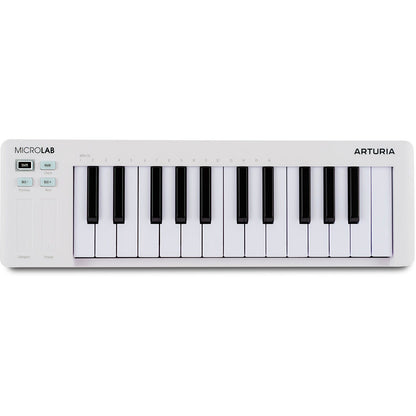 Arturia MicroLab MK3 | 25-Key Controller Keyboard | Included Software | White