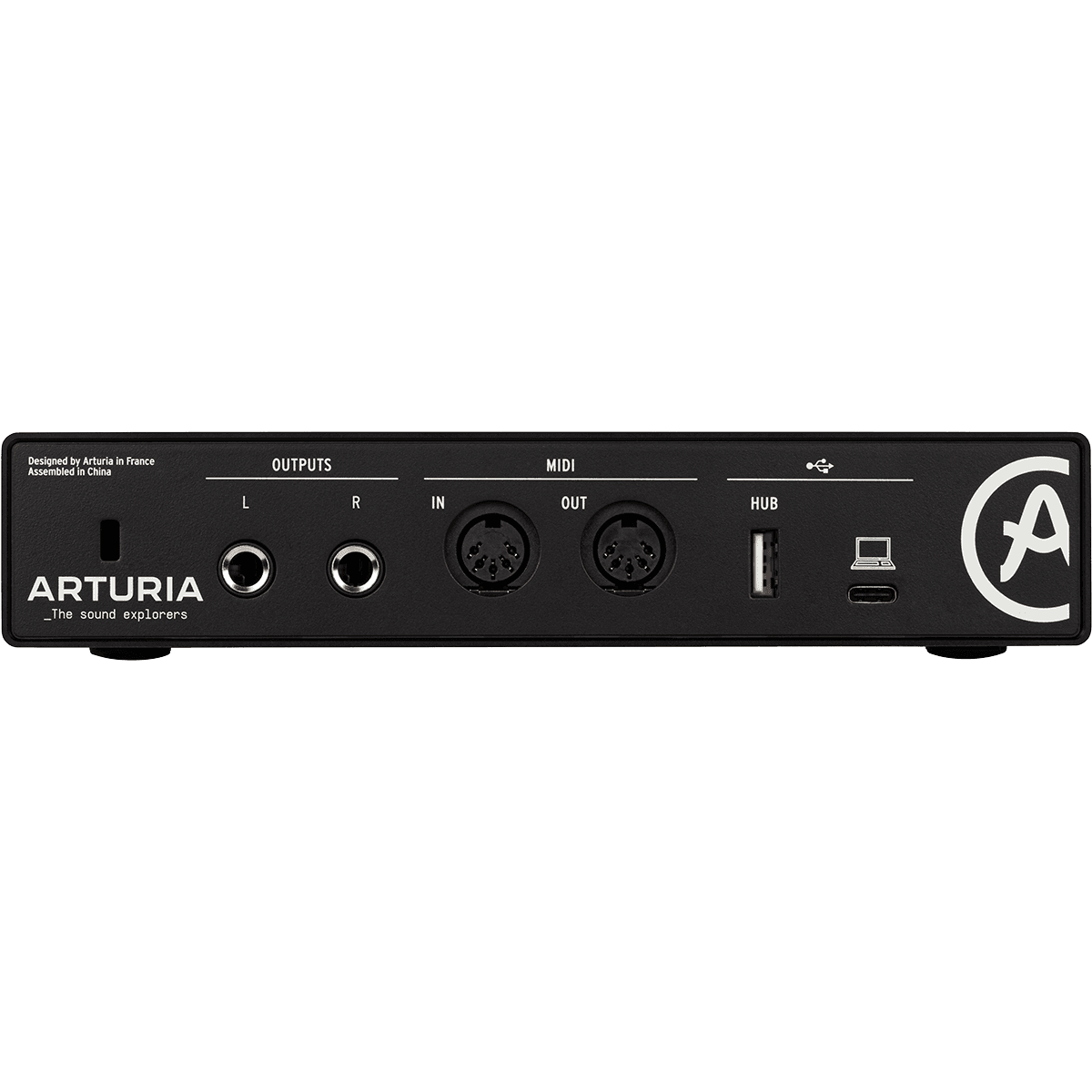 Arturia MiniFuse 2 Black | 2 Channel USB C Audio Interface | Includes Software Bundle