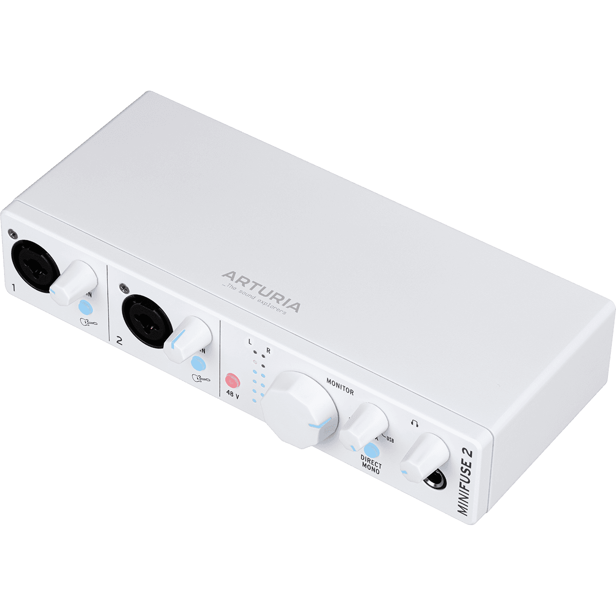 Arturia MiniFuse 2 White | 2 Channel USB C Audio Interface | Includes Software Bundle
