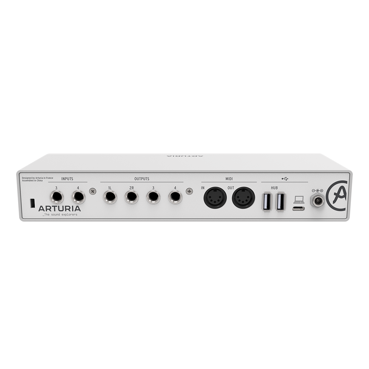 Arturia MinFuse 4 White | 4-in/4-out USB-C Audio Interface (USB 2.0 Compatible) | Included Software Suite - Mac/PC