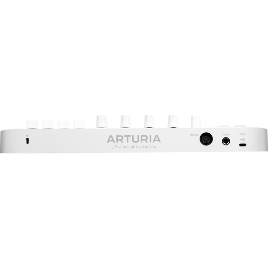 Arturia | MiniLab 3 Alpine White MIDI Keyboard Controller | 25-note | USB Midi | Software Included