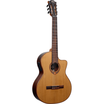Classical electro-acoustic cutaway guitar by Lâg |  OC118CE